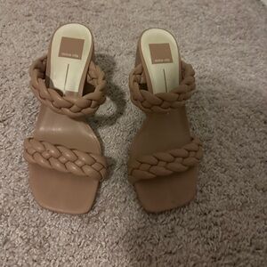 Tan dolce vita heels